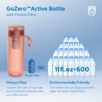 Philips Water GoZero BPA-Free Su Artmal Matara (Pembe, 590ml)
