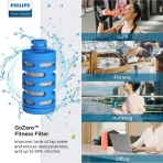 Philips Water GoZero BPA-Free Su Artmal Matara (Mavi, 590ml)