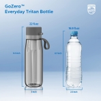Philips Water GoZero Su Artmal Matara (Gri, 650ml)