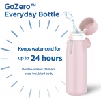 Philips Water GoZero Paslanmaz elik Matara (Pembe, 550ml)