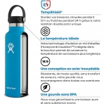 Hydro Flask Sport Paslanmaz elik Termos (620ml, Mavi)