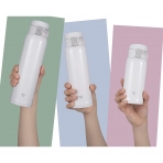 Zojirushi Paslanmaz elik Termos (480ml, Beyaz)