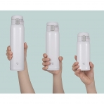 Zojirushi Paslanmaz elik Termos (480ml, Beyaz)