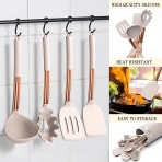 Umite Chef Silikon Mutfak Gere�leri Seti (14 Par�a, Krem)