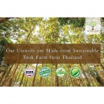 Tectona Teak Tahta Ka��k Seti (Kahverengi, 5 Par�a)