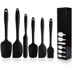 ASDFS Silikon Spatula Seti(6 Para, Siyah)