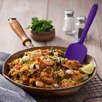 ALLWIN-HOUSEWARE Silikon Spatula Seti (3 Par�a, Mor)