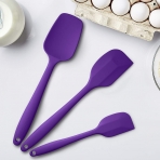 ALLWIN-HOUSEWARE Silikon Spatula Seti (3 Par�a, Mor)
