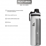 adidas Paslanmaz �elik Su �i�e (600ml, Beyaz)