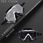EXP VISION norkel Dal Maskesi (Siyah)