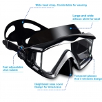 EXP VISION norkel Dal Maskesi (Siyah)