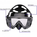 AQUA A DIVE SPORTS norkel Set (Koyu Siyah)