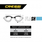 Cressi Flash Yzc Gzl (Mavi)