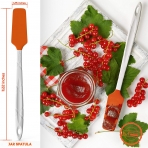 M KITCHEN WORLD Silikon Spatula Seti ( 4 Adet) (Turuncu)