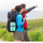 WoneNice ift Kiilik Nylon Hamak(Gri/Yeil)