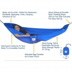 Hammock Bliss Tek Kiilik Pamuklu Hamak (Mavi)