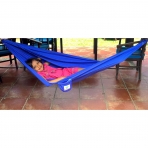 Hammock Bliss Tek Kiilik Pamuklu Hamak (Mavi)