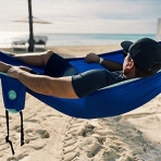 Nest Hammocks ift Kiilik Naylon Hamak (Mavi)