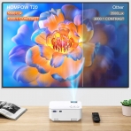 HOMPOW  T20 Mini Projeksiyon Cihaz�