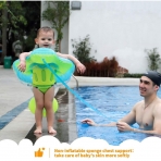 Free Swimming Baby Glgelikli Bebek Deniz Simidi (Mavi)