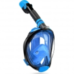 OUSPT T�m Y�z Maske �norkel Set (S, Mavi/Siyah)