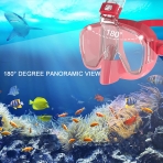 Bairuifu �norkel Set (S, Pembe)