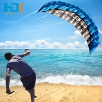 HENGDA KITE 2.5m �ift Hat Dubl�r Parafoil U�urtma (Mavi)
