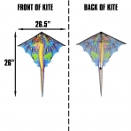 x kites Ejderha Uurtma (Renkli, 53cm)