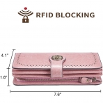 Travelambo Kadn RFID Korumal Czdan (Pembe)