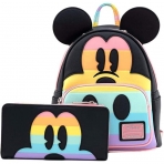 Loungefly x Disney Mickey Mouse Pastel Rainbow Kadn Czdan