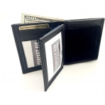 Perfect Fit Shield Wallets RFID Unsex Deri Kartlk (Siyah)