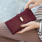 TOPKULL Kad�n Deri C�zdan (Bordo)