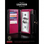 DemonHunter RFID Kad�n Deri C�zdan (K�rm�z�)