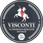 Visconti SP28 Unsex Deri Czdan (Siyah)