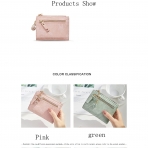 BMCOUTURE Kadn Deri Czdan (Pembe)