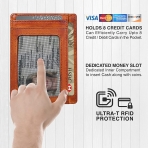 CALGARI RFID Unsex Deri Kartlk (Kahverengi)