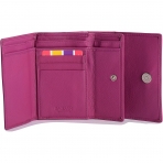 SADDLER Kadn RFID Korumal Mini Czdan (Small, Magenta)