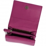 SADDLER Kadn RFID Korumal Mini Czdan (Small, Magenta)