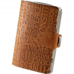 I CLIP RFID Un�sex Paslanmaz �elik Kartl�k (Kahverengi)