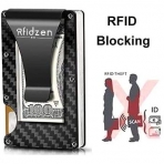 RFIDZEN RFID Erkek Karbon Fiber Kartlk (Siyah)