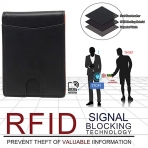 Saadh Enterprises RFID Erkek Deri Czdan (Kahverengi)