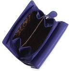 SADDLER Kadn RFID Korumal Czdan (Medium, Mor)