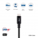 Cable Matters USB 4.0 Kablo (0.80cm)