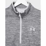 Under Armour Yarm Fermuar Erkek Sweatshirt (Gri Melanj)