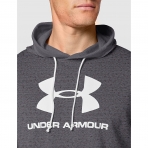 Under Armour Big Logo Erkek Sweatshirt (Gri/Beyaz)