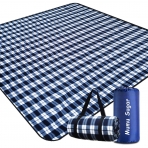 Mumu Sugar Piknik �rt�s� (200x200cm) (Lacivert Kareli)