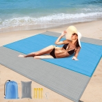 kuclud Suya Dayan�kl� Plaj/Piknik �rt�s�(Mavi, 299x279cm)