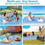 kuclud Suya Dayan�kl� Plaj/Piknik �rt�s�(Mavi, 299x279cm)