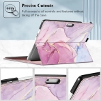 Fintie Microsoft Surface Pro 9 Business Standl Klf-Glittering Marble