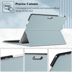 Fintie Microsoft Surface Pro 9 Business Standl Klf-Ice Blue